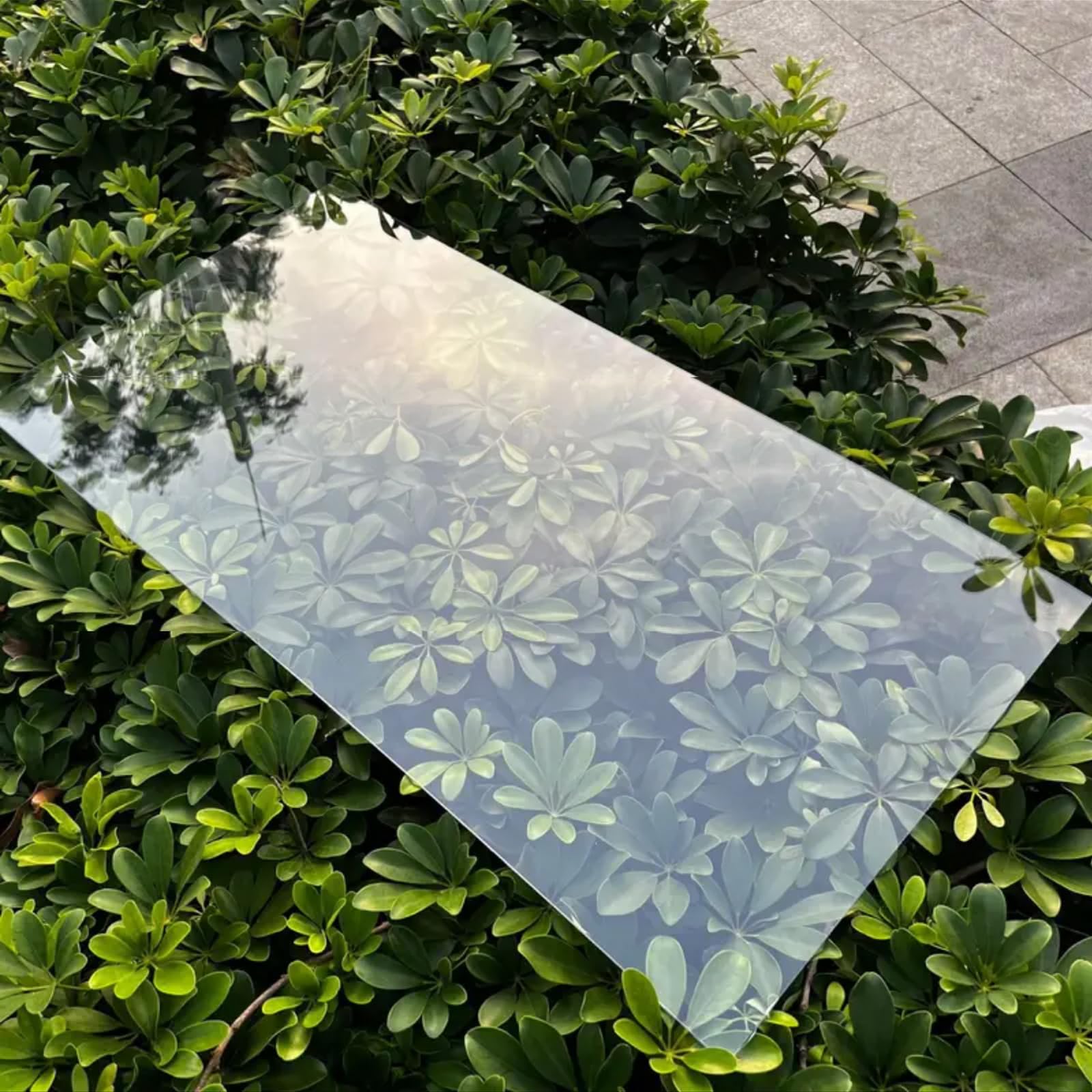 Myxjx One Color Roofing Sheets, Polycarbonate Daylight Waterproof Shatterproof Outdoor Canopy Carport Roofing Sheet(1M X 8M(3.3Ft X 26.2Ft))