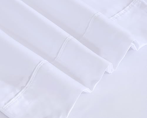 Miniatura 6 de Ruvanti - Juego de sábanas de tamaño King, sábanas refrescantes de microfibra cepillada extrasuave 1800. Juego de sábana de lujo para hotel que