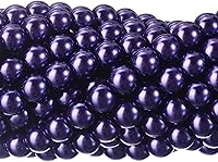 Vista 17 de RUBYCA 200 piezas de cuentas redondas pequeñas de cristal checo satinado lustroso para hacer joyería con cuentas de 6 mm color crema