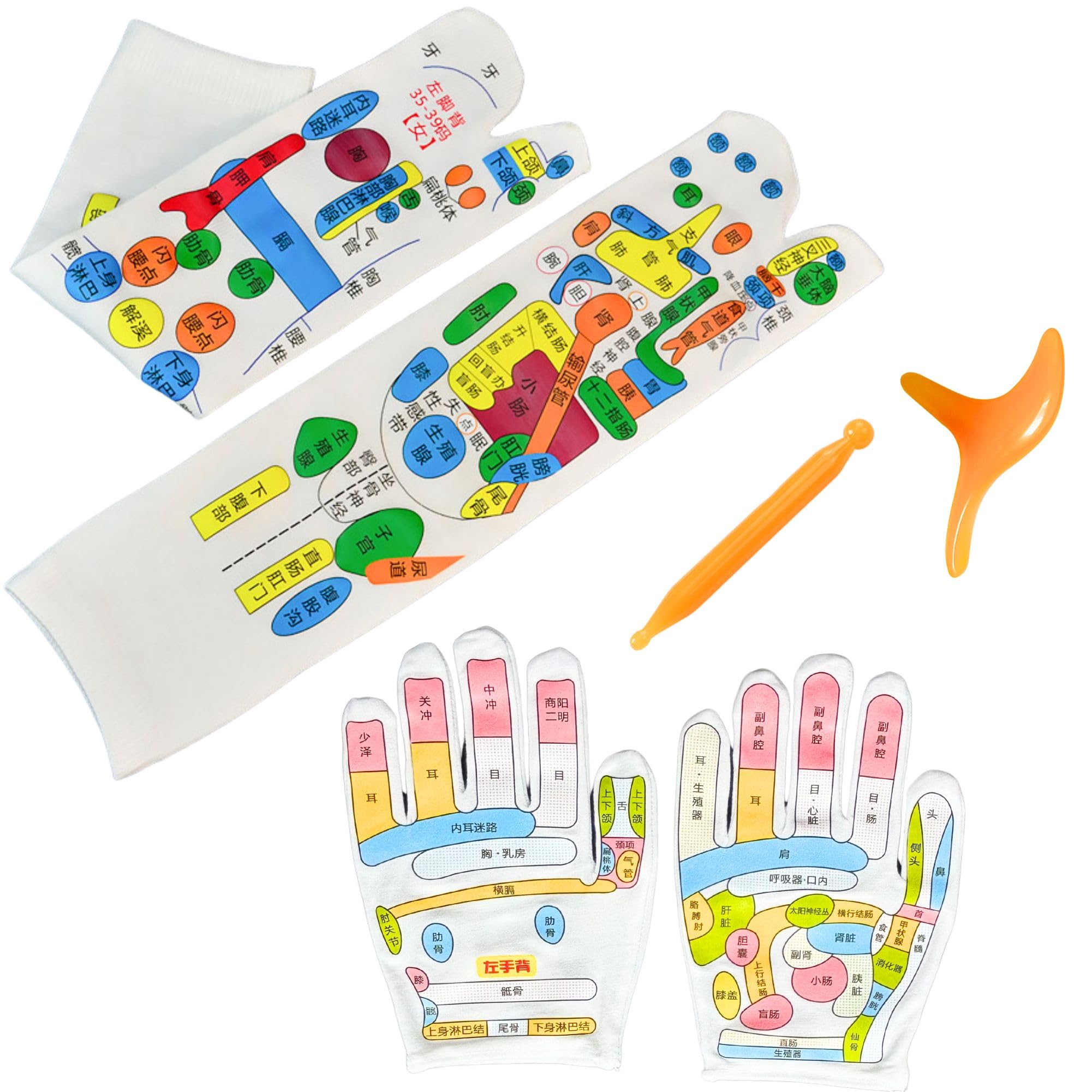 Amazon | 反射区 マッサージ ツボ 押し 手袋 グローブ 足裏 ソックス