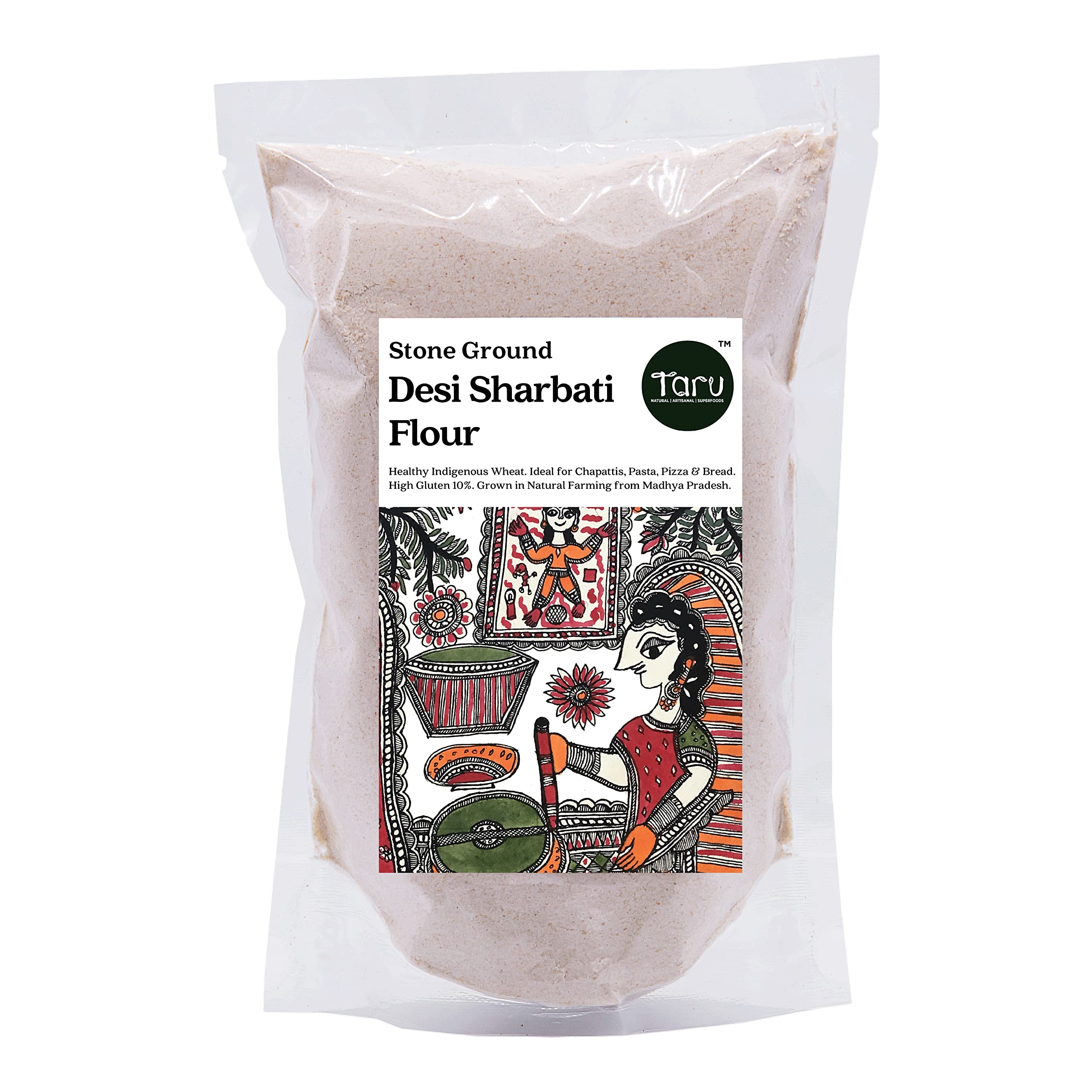 TARU SHERBATI Flour, Stone-Ground, DESI, Natural Farming 500g (B08CKZFLCH) Amazon Price History, Amazon Price Tracker