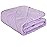 NTBAY Down Alternative Toddler Comforter, Lightweight and Warm Solid Color Baby Crib Quilted Blanket, 39x47 inches, Light Purple