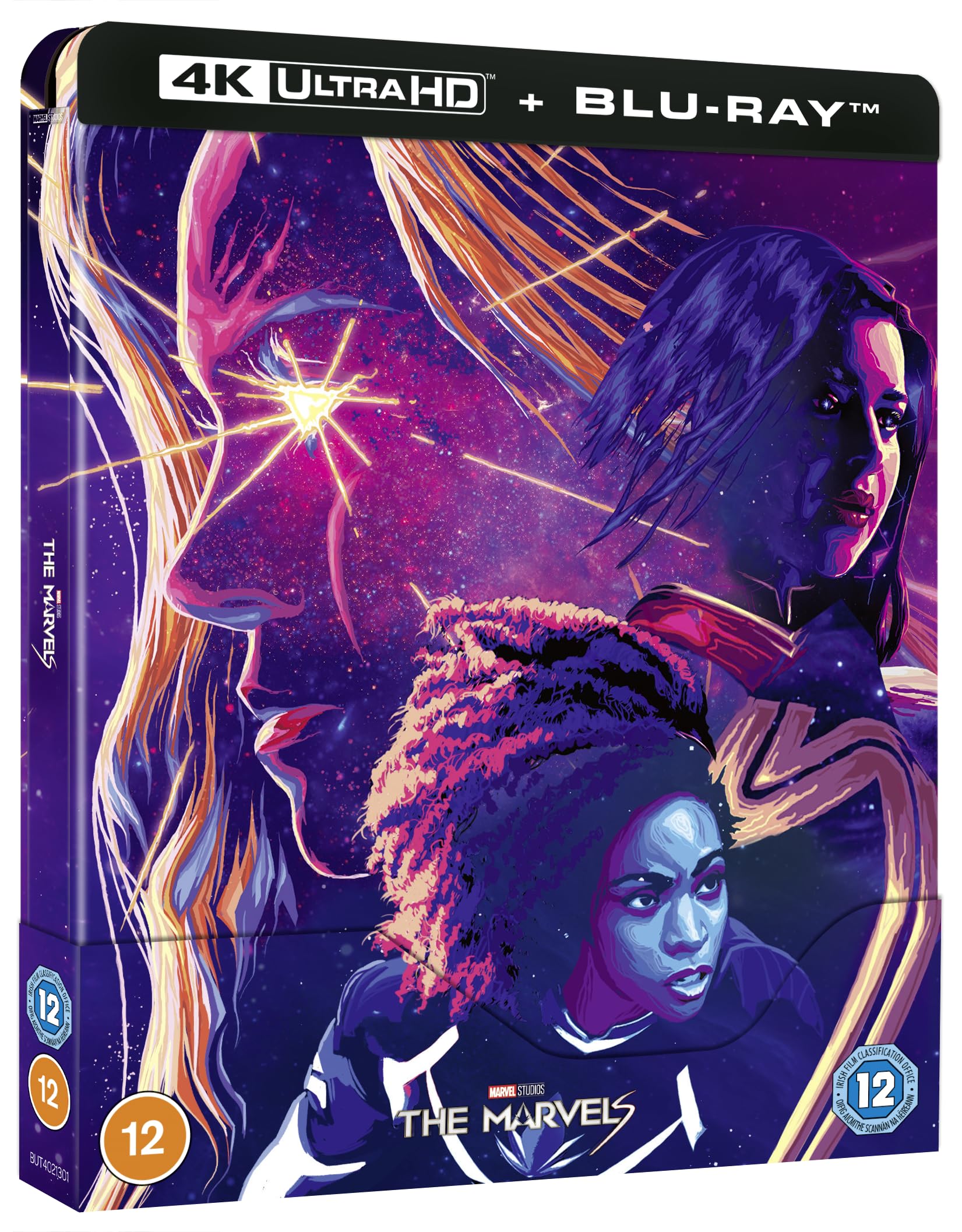 Marvel Studio's The Marvels Steelbook 4K Ultra HD [Blu-ray] [Region Free]