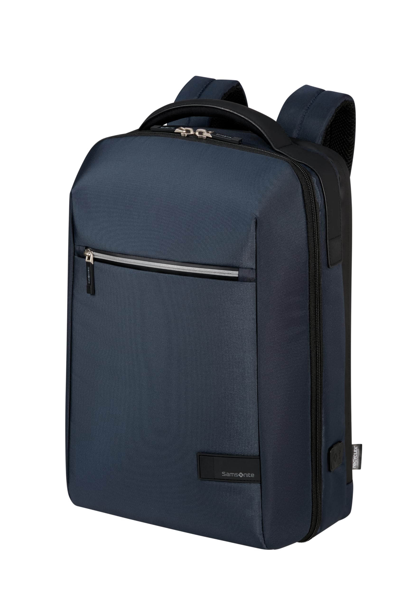 Samsonite Litepoint - Laptop-Rucksack 15.6″ (43 cm) – Business & Schulrucksack mit Smarte Funktionen, Ergonomisch, Praktische Innenaufteilung - 18L - Blau (Blue)