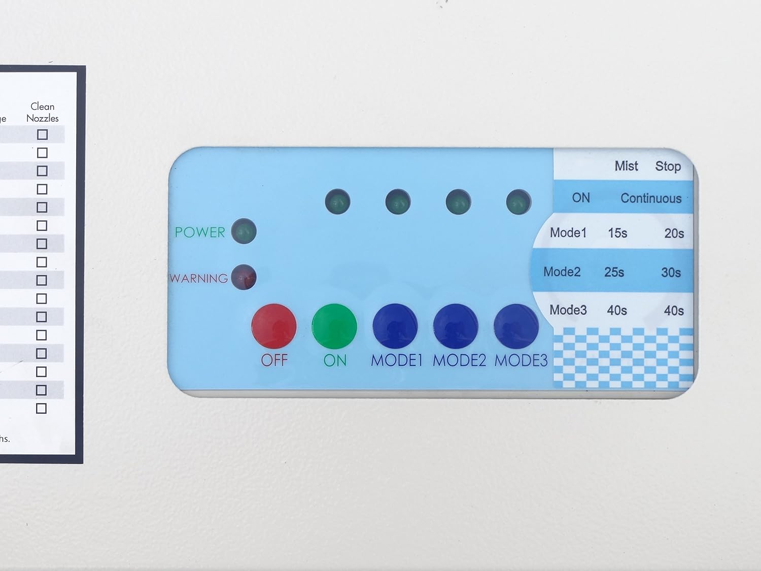 HydroMist 35 High-Pressure Misting Pump, Professional Pump with Pre-Programmed Mist Time Settings, 1000 PSI, 16-Nozzle Capacity, Splash-Resistant Mister with LED Indicator, 1/3 HP, Beige