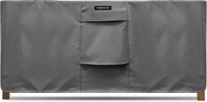 Heavy Duty Outdoor Furniture Cover - Waterproof Square & Rectangular Covers with Air Vents - UV Resistant Polyester Patio Garden Cover - for Ottoman, Tables, Coffee Side Tables and Others