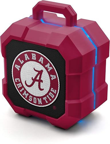 SOAR - Altavoz Bluetooth inalámbrico con luz LED, diseño Shockbox (caja de choque) de la NCAA