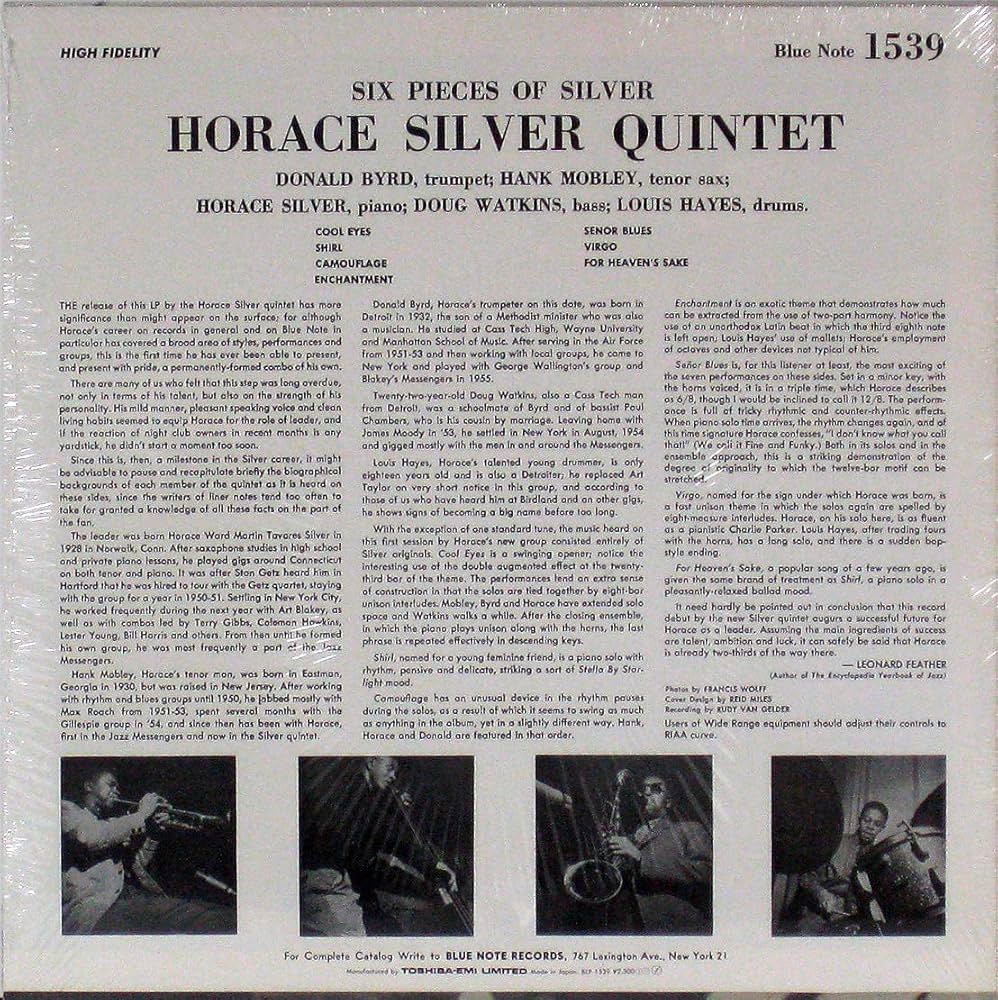 Gouryella,SystemF 他トランス系アナログレコード6枚 No12 Amazon.co.jp: 6 Pieces of Silver / Horace Silver - ホレス