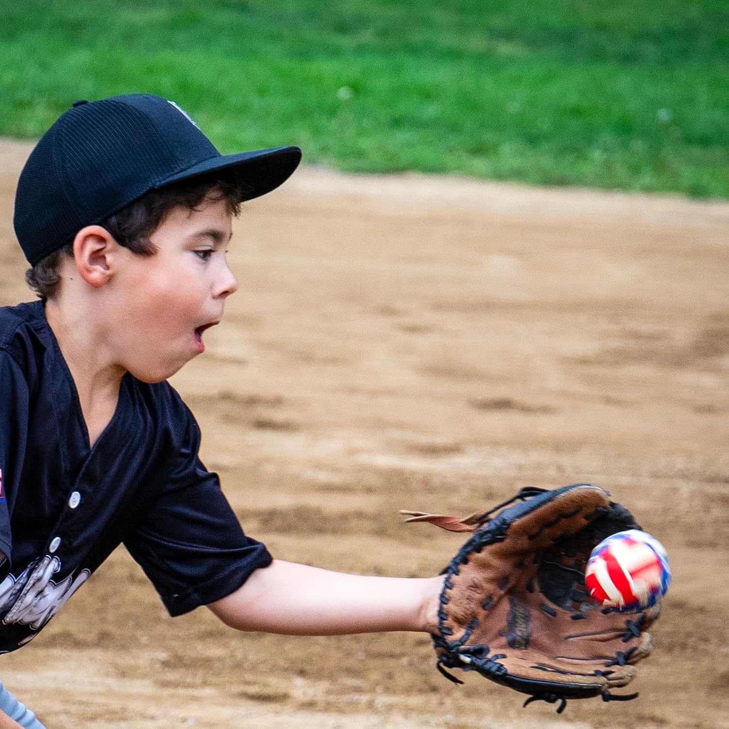 Game Master Swax Training Baseball Stars/Stripes 2-Pack for Kids 3"