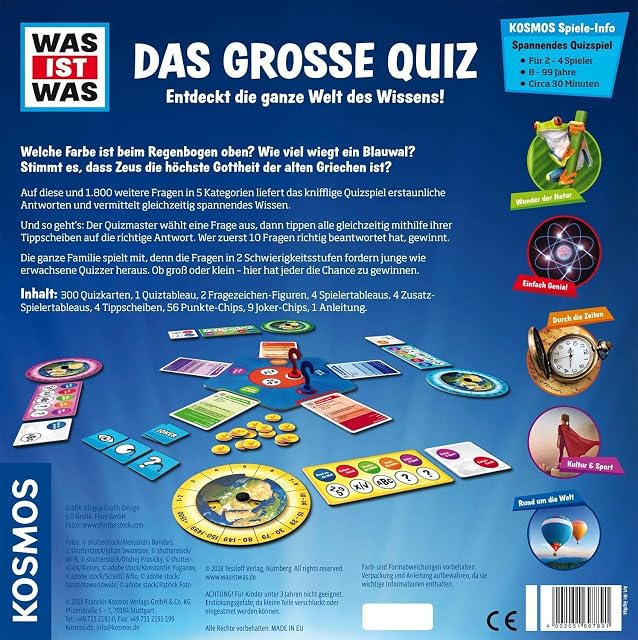 Foto 2 de 5 de KOSMOS 697891 - Was ist Was - Das große Quiz
