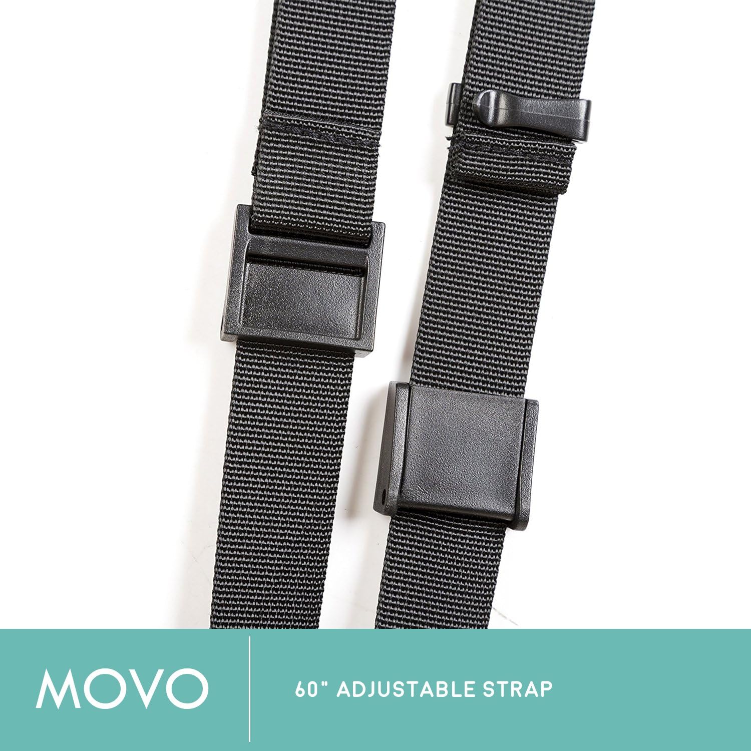 Movo MP-SS7 Rapid Action Camera Sling Strap with Quick Release Clip & Neoprene/Vintage Leather Shoulder Pad for Canon EOS, Nikon, Sony, Olympus, Pentax & Panasonic DSLR & Mirrorless Cameras