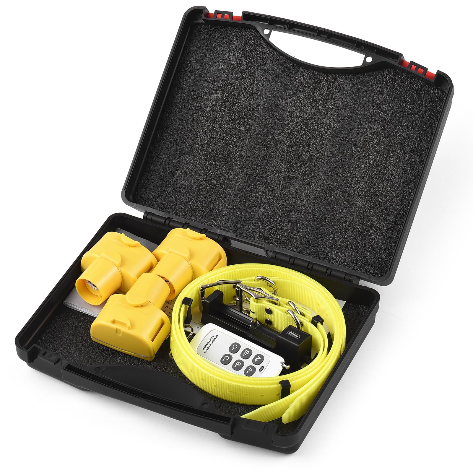 Collare da Addestramento per Cani con Telecomando Advanced Beeper Chien 8 modalità Audio Controllo 1000 M per Cani di Taglia Grande, Materiale PU