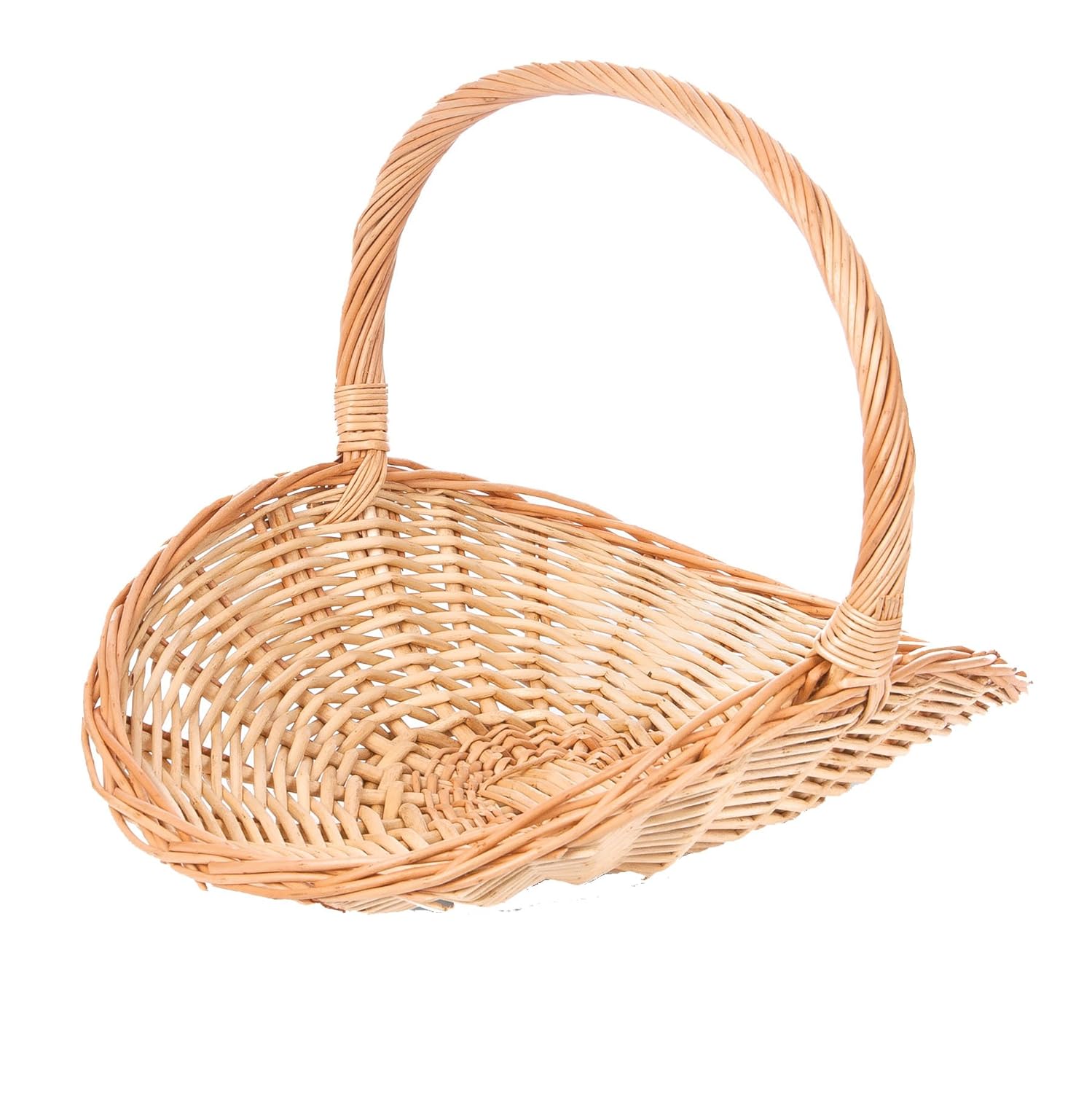 Skalny Oval Willow Fireside Basket, 17 x 14.5 x 12.5" Amazon.in Home