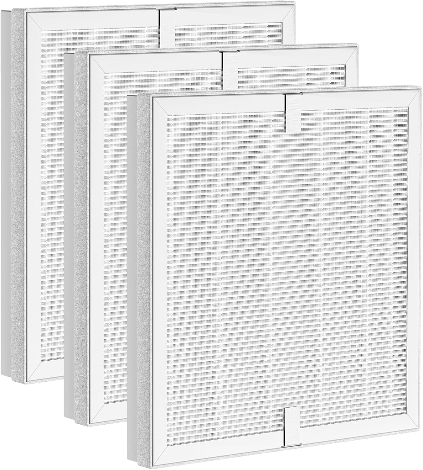 3 Pack E-300L Replacement Filt-er Compatible with MOOKA Air Purifi-er and MOOKA FAMILY Air Purifi-ers, H13 True HEPA Filt-er Replacement for Large Room