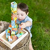 Vista 6 de Melissa & Doug National Parks Alphabet & Animals 24-Piece Cube Puzzle (Everglades, Arches, Yellowstone) - FSC Certified