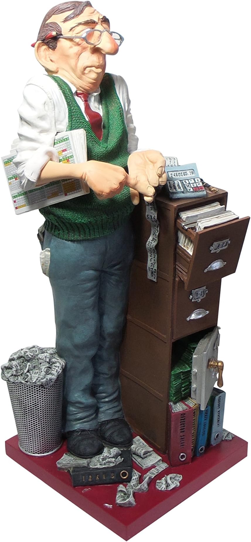 The Accountant Comic Art Sculpture FO85536 by Forchino