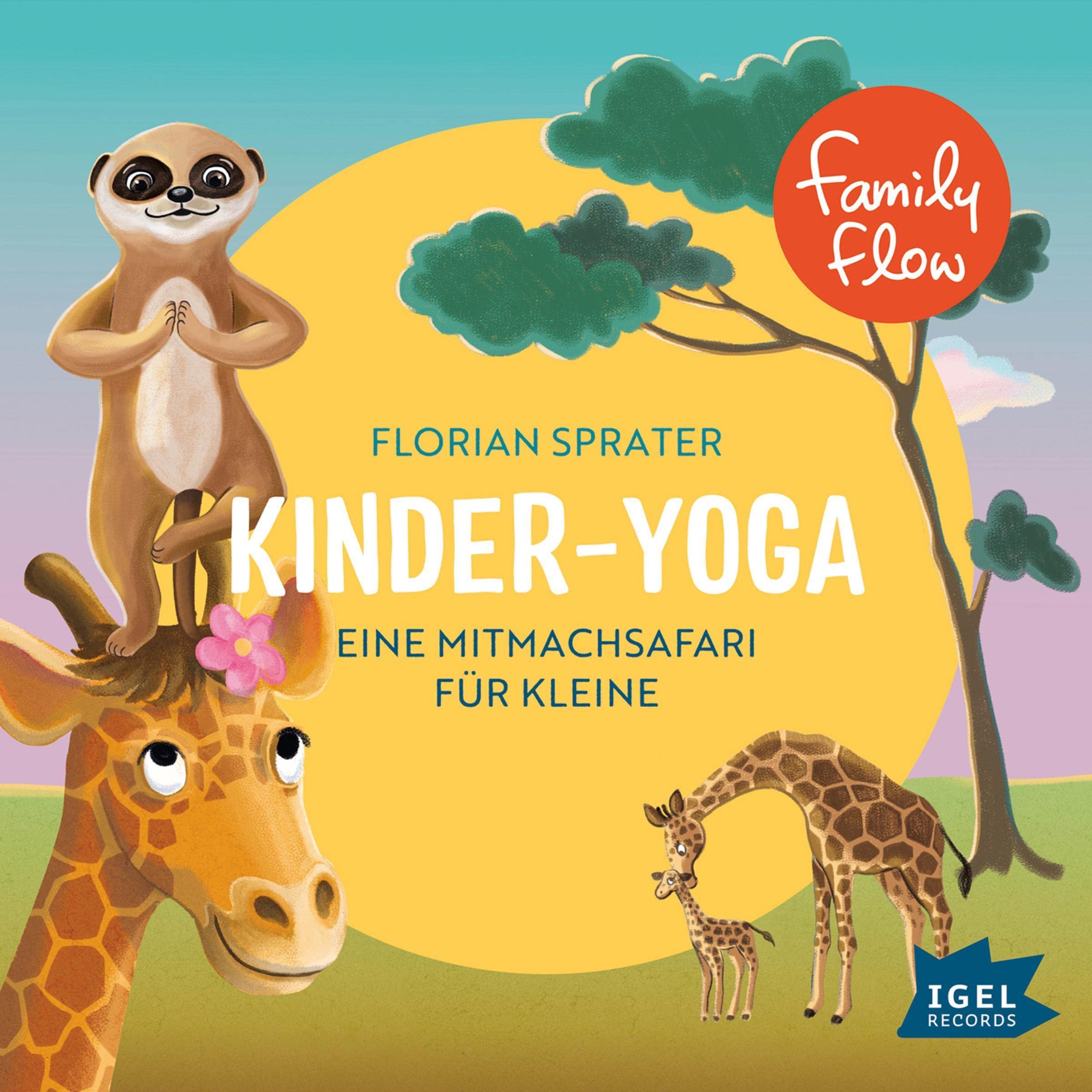 Cover art for FamilyFlow. Kinder-Yoga
