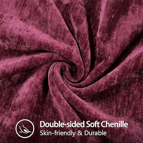 Miniatura 10 de Farmhouse - Juego de 2 fundas de terciopelo de cojines decorativos con bordes adornados, para sofá o sala de estar.