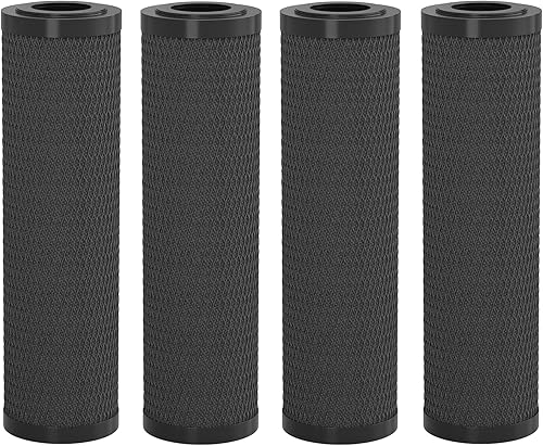 Fil-fresh Filtros de agua de carbono para toda la casa de 10 x 2.5 pulgadas de repuesto para GE FXWTC, Dupont WFPFC8002, Culligan SCWH-5 y más, 1