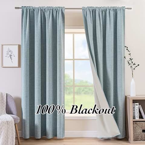 Amazon.com: 90 inch blackout curtains
