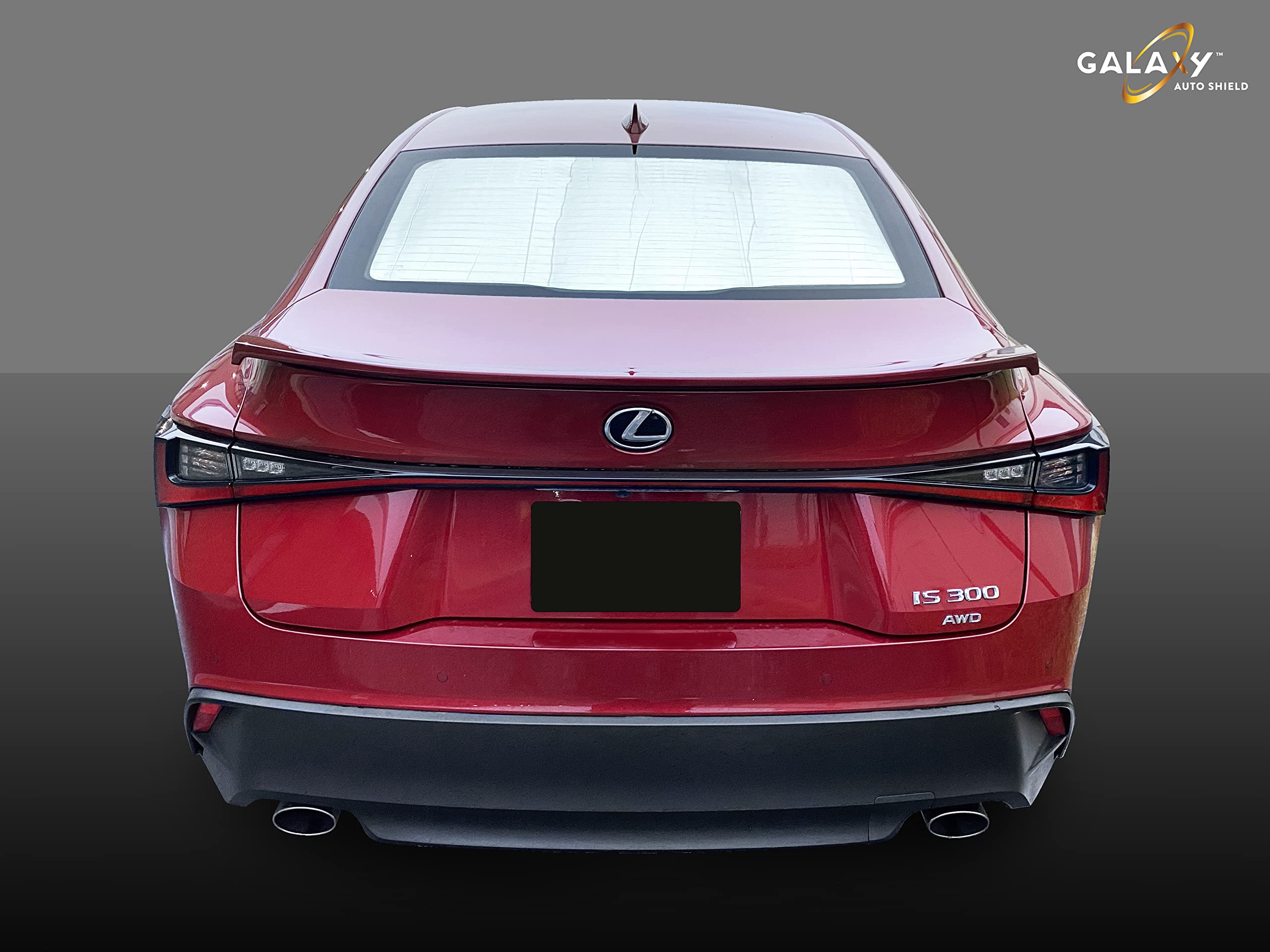 GalaxyAutoShield Custom Fit Rear Tailgate Window Sun Shade Compatible with 2021 2022 2023 2024 2025 Lexus is, is-F, Sedan, Insulated Privacy Accessories Blockout UV Reflector Protection - Made in USA
