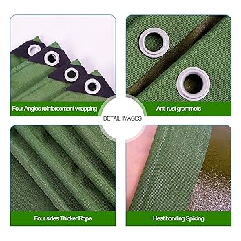 Amazon.com: DMCHENGMA Tarpaulin Waterproof Heavy Duty 5mx5m