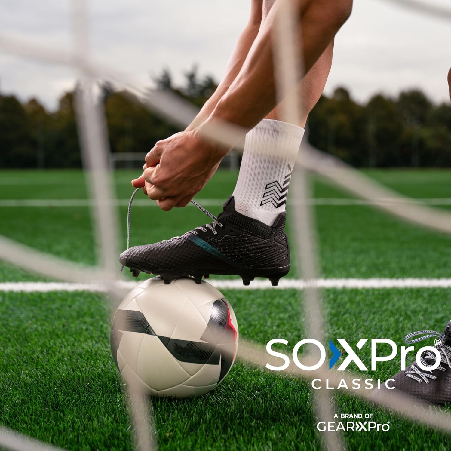 Classic - Grip Socks - Ideal for Soccer, Running, Football - Blister-Resistant, Breathable, Comfort & Stability