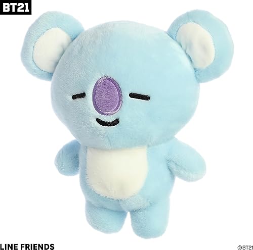 Miniatura 5 de Aurora® Lovable BT21 KOYA - Animal de peluche, diversión coleccionable, adorable lindura, azul, 9 pulgadas