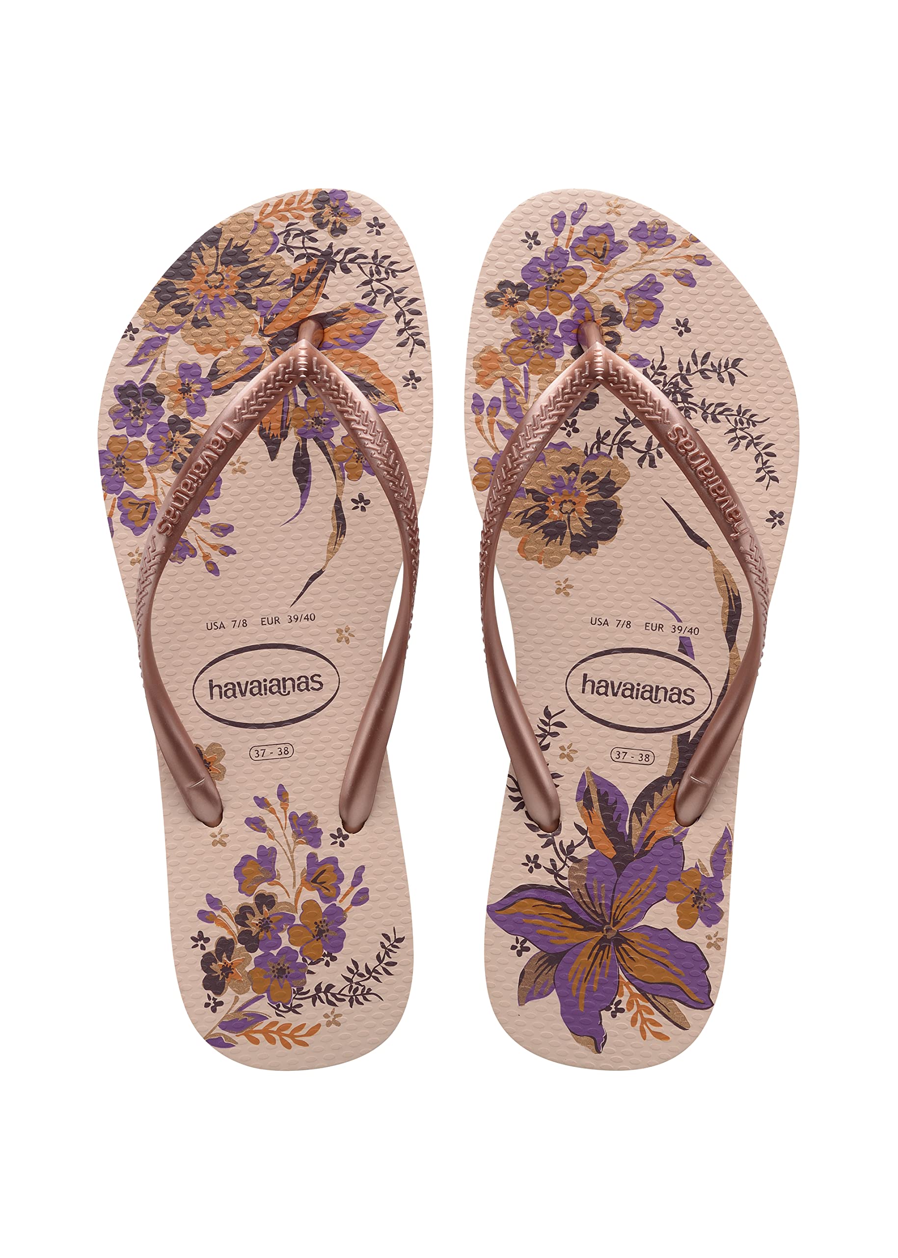 Havaianas - Slim Organic, Chanclas Elegantes, Duraderas y Versátiles, con Suela Antideslizante, Mujer