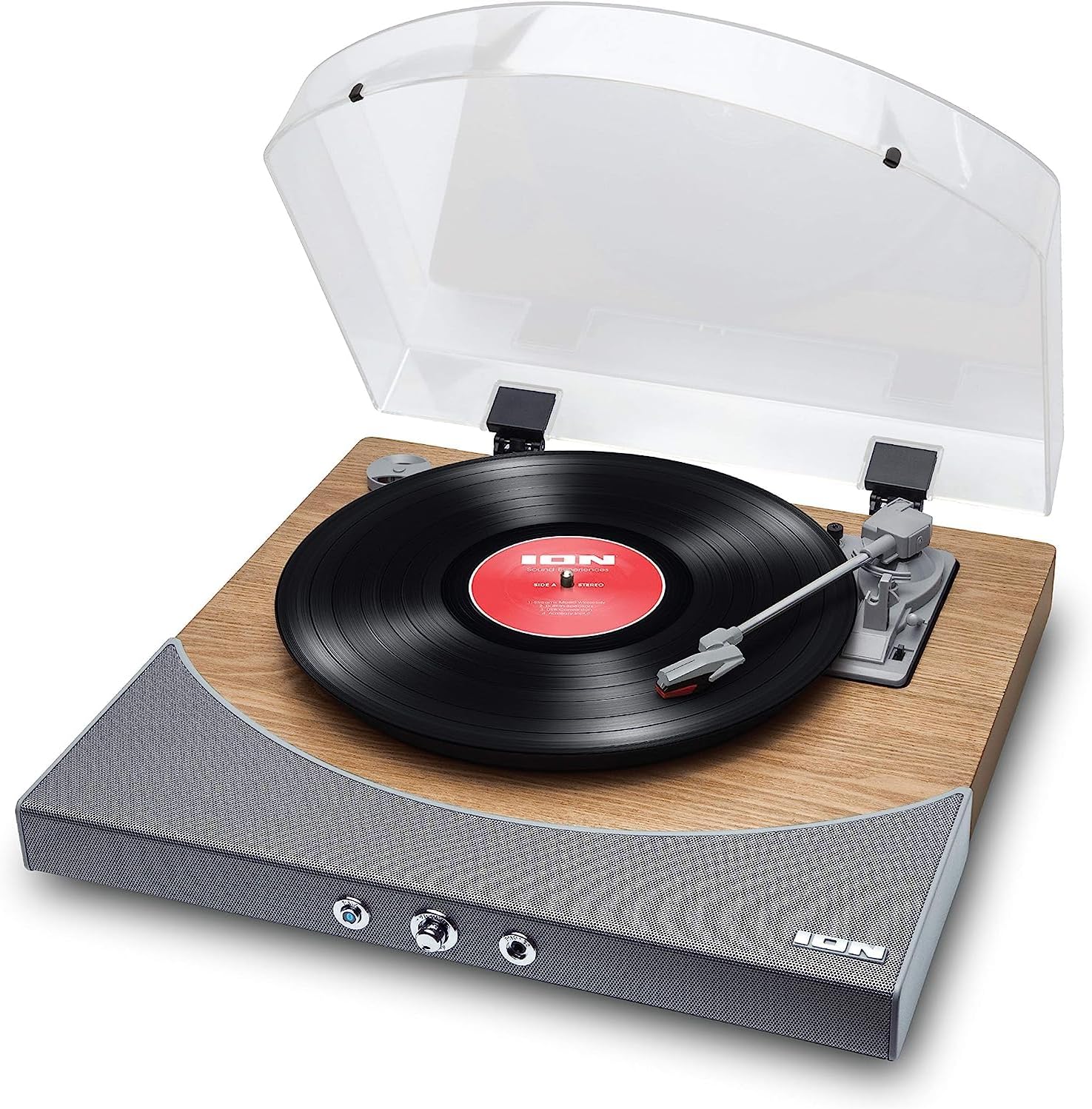 Platine Vinyle Vintage Avec Bluetooth, USB, AUX Et Haut-parleurs – S300