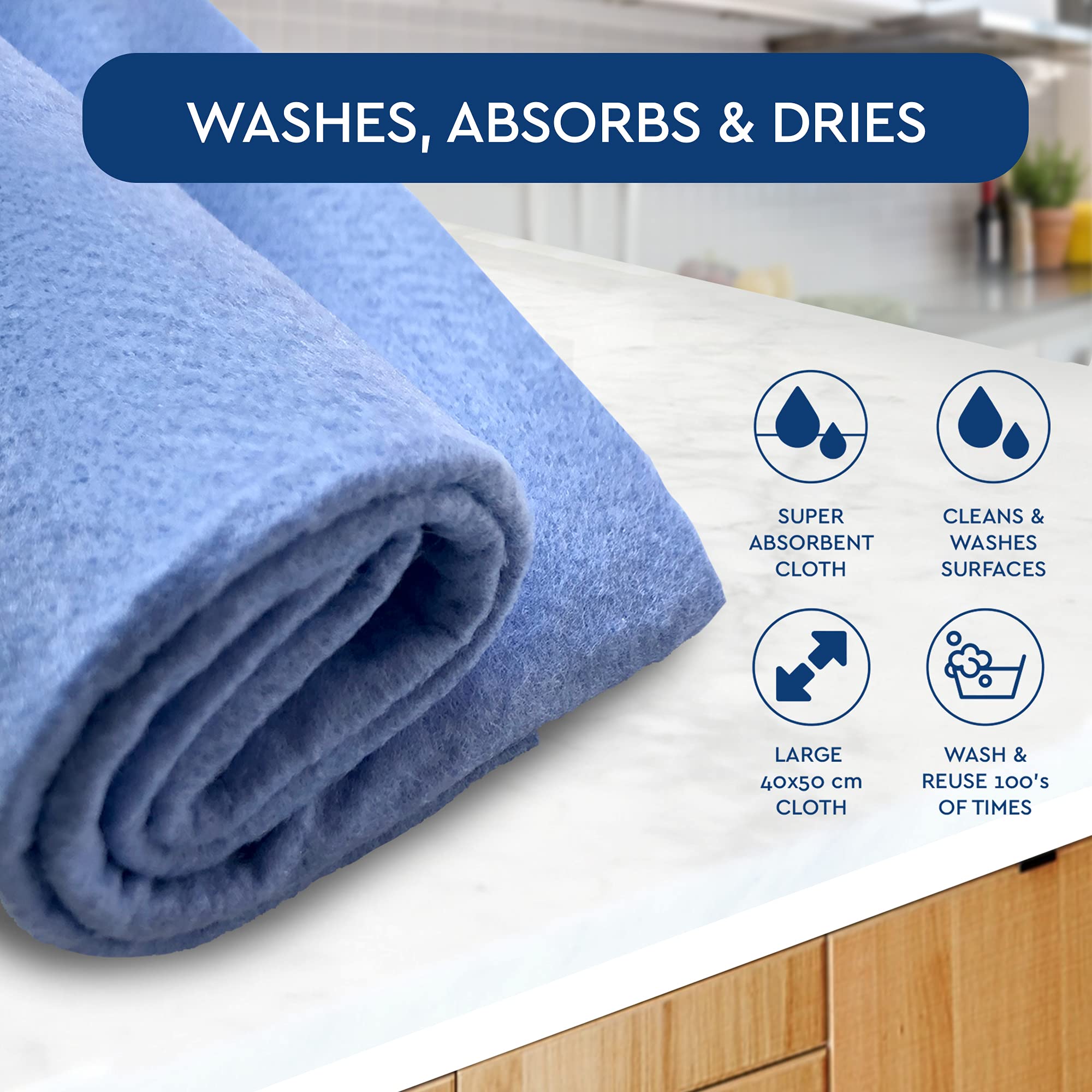 Mr Gleam Thick And Thirsty Nonwoven Cloth 40 Cm X Desertcart INDIA