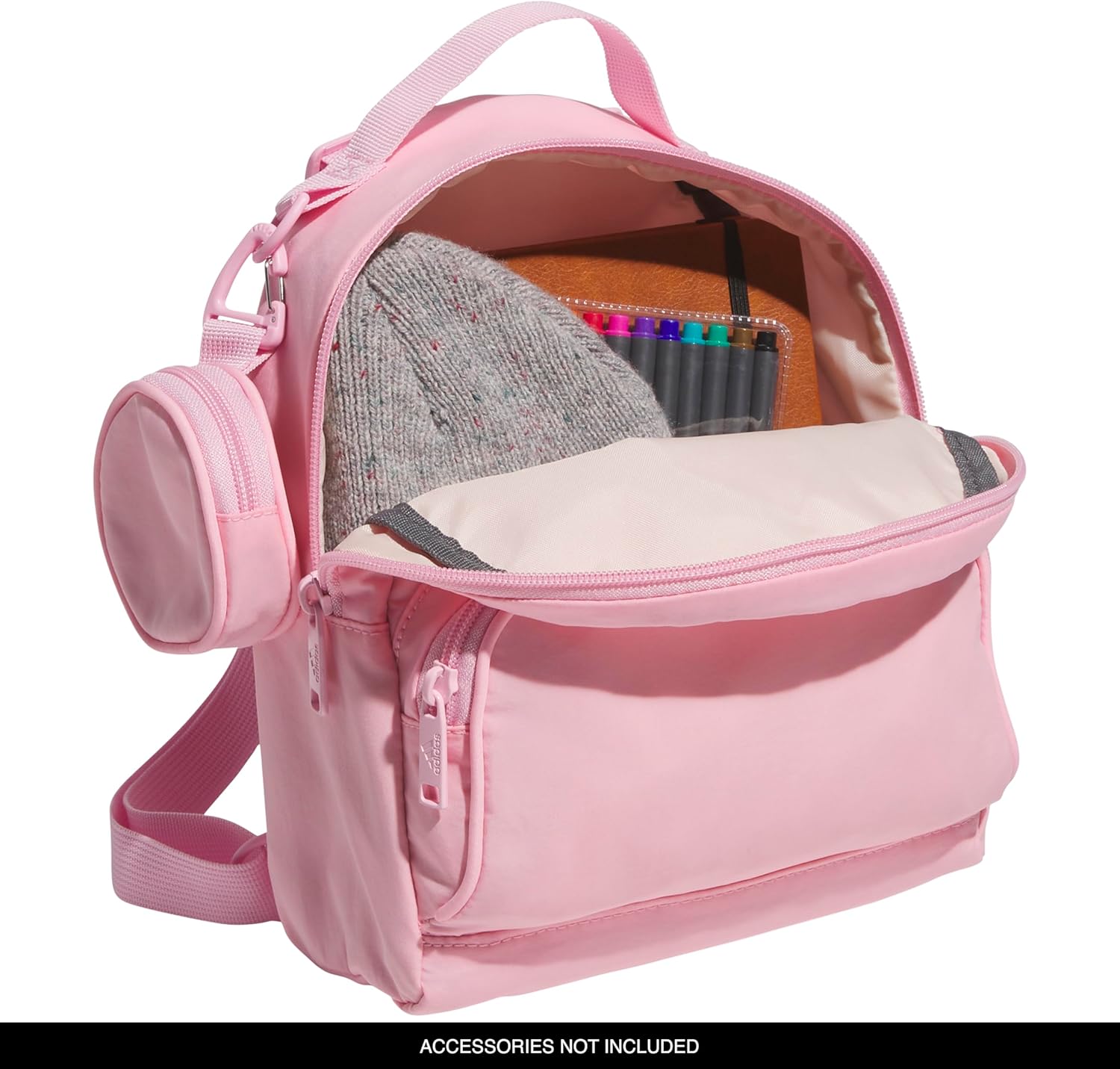 adidas Mini Backpack for Women – Small Bag for Travel, Gym, Festival & More - Image 3