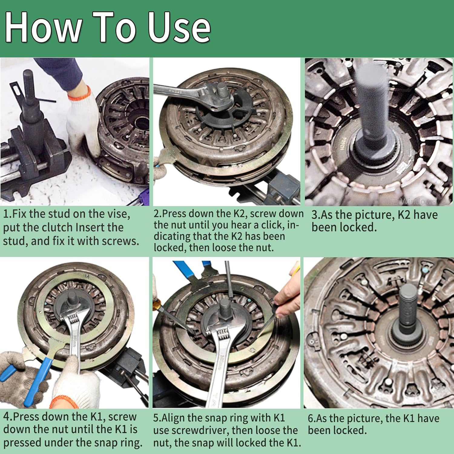 DPS6-DCT Speed Dry Dual Clutch Transmission Reinstall Reset Tool,Fits for Ford Focus Fiesta Transit B-MAX 6 F1FZ-7B546-B