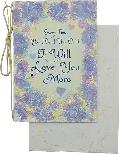 Blue Mountain Arts Tarjeta de amor, tarjeta de cumpleaños, solo porque quieras, Navidad, vacaciones o cualquier ocasión (Every Time You Read This