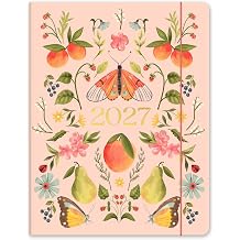 Orange Circle Studio 2027 Just Right Monthly Planner with Notes, 7.5 x 9.75