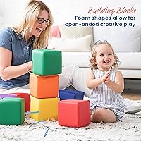 Vista 3 de ECR4Kids Softzone - Bloques blandos para niños (12 piezas)