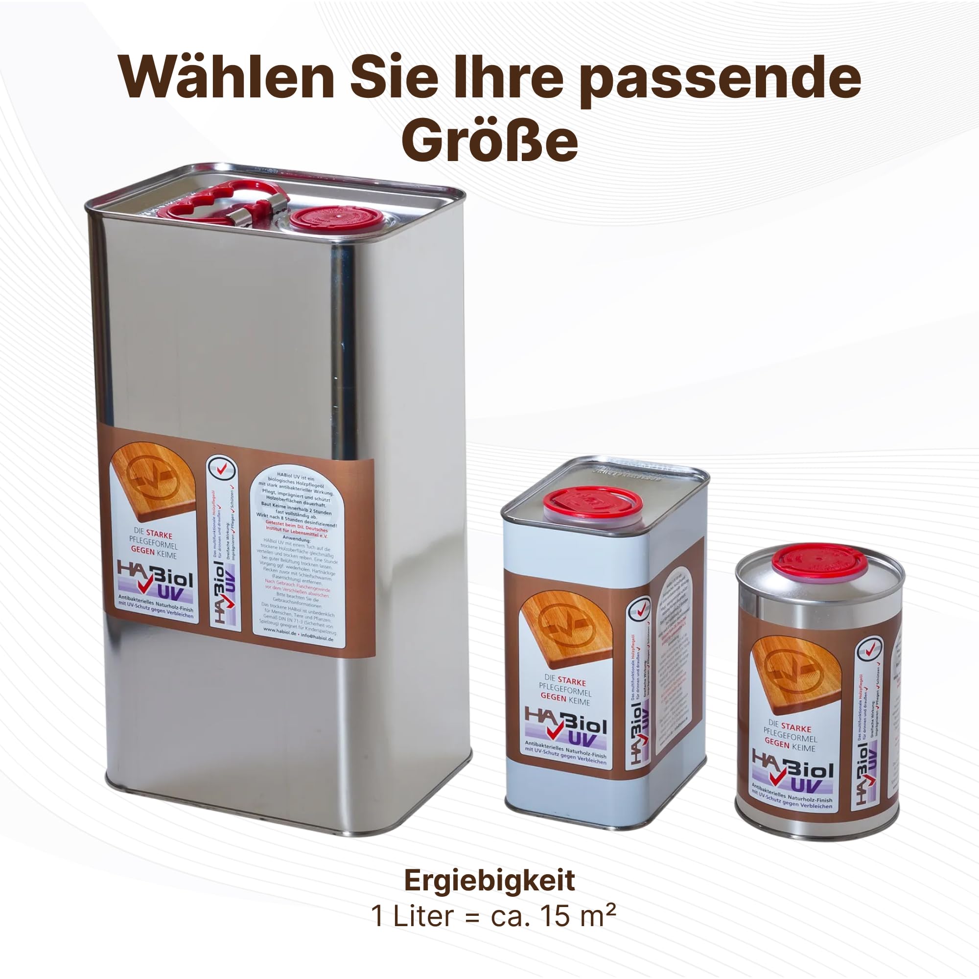 Olej do drewna wewnątrz i na zewnątrz: ochrona drewna na bazie oleju lnianego | 1 l oleju do pielęgnacji mebli do wszechstronnego zastosowania z ochroną UV | naturalna pielęgnacja drewna: bezbarwny i