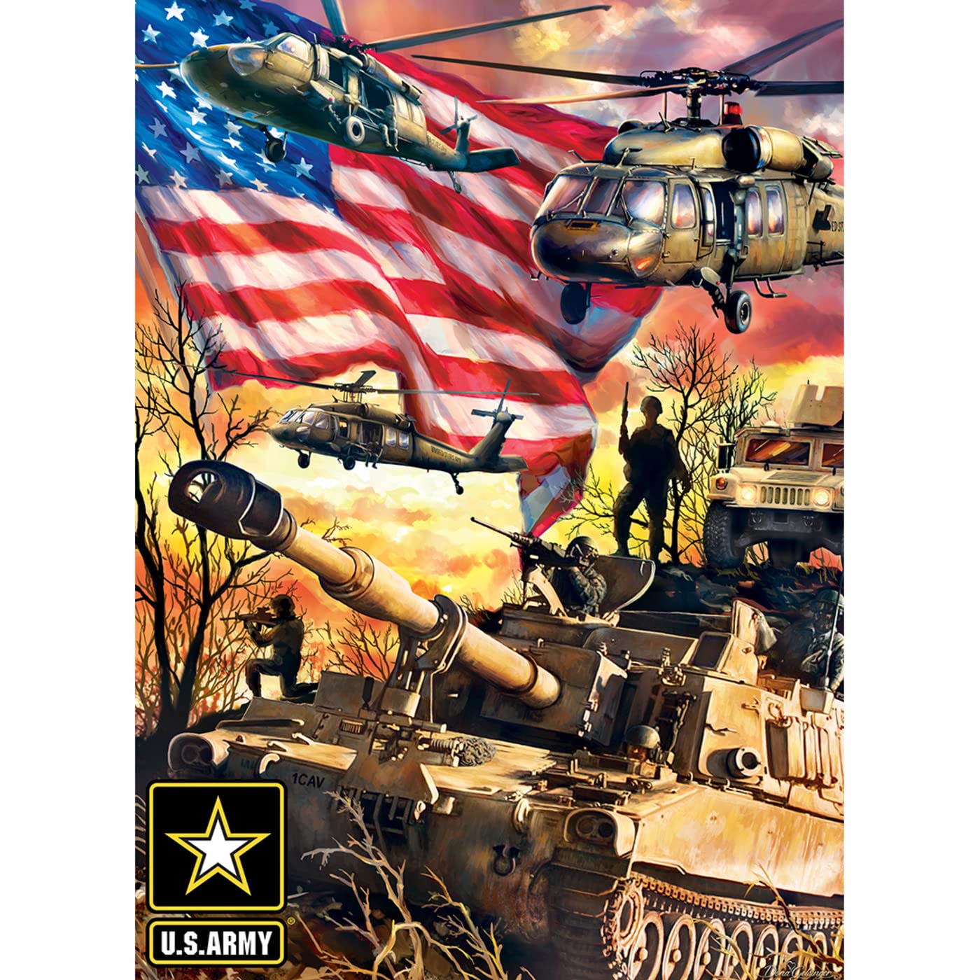Snapklik.com : MasterPieces US Army Firepower 1000 Piece Jigsaw