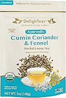 Vista 1 de Comino ayurvédico a base de hierbas, té de cilantro e hinojo, té de desintoxicación orgánica, ayuda a controlar el peso y aliviar el estrés