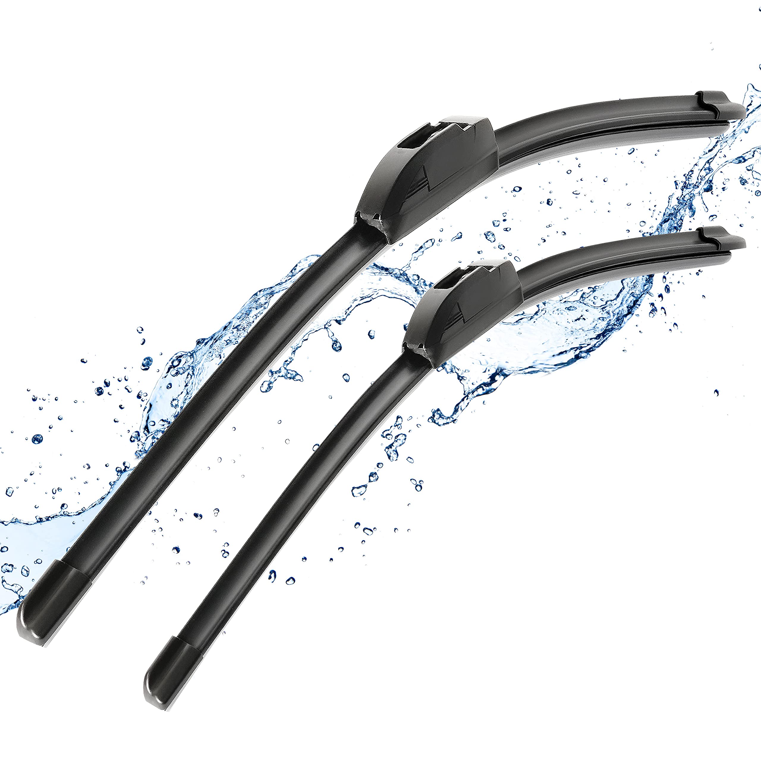 Photo 1 of 2 PACK 26"+16" OEM Quality Silicon Windshield Wiper Blades Replacement for Honda CRV 16-12,Accord 20-18,Toyota RAV4 22-13,Corolla 19-09,Hyundai Elantra 22-17 Premium All-Seasons Front Wiper Blades