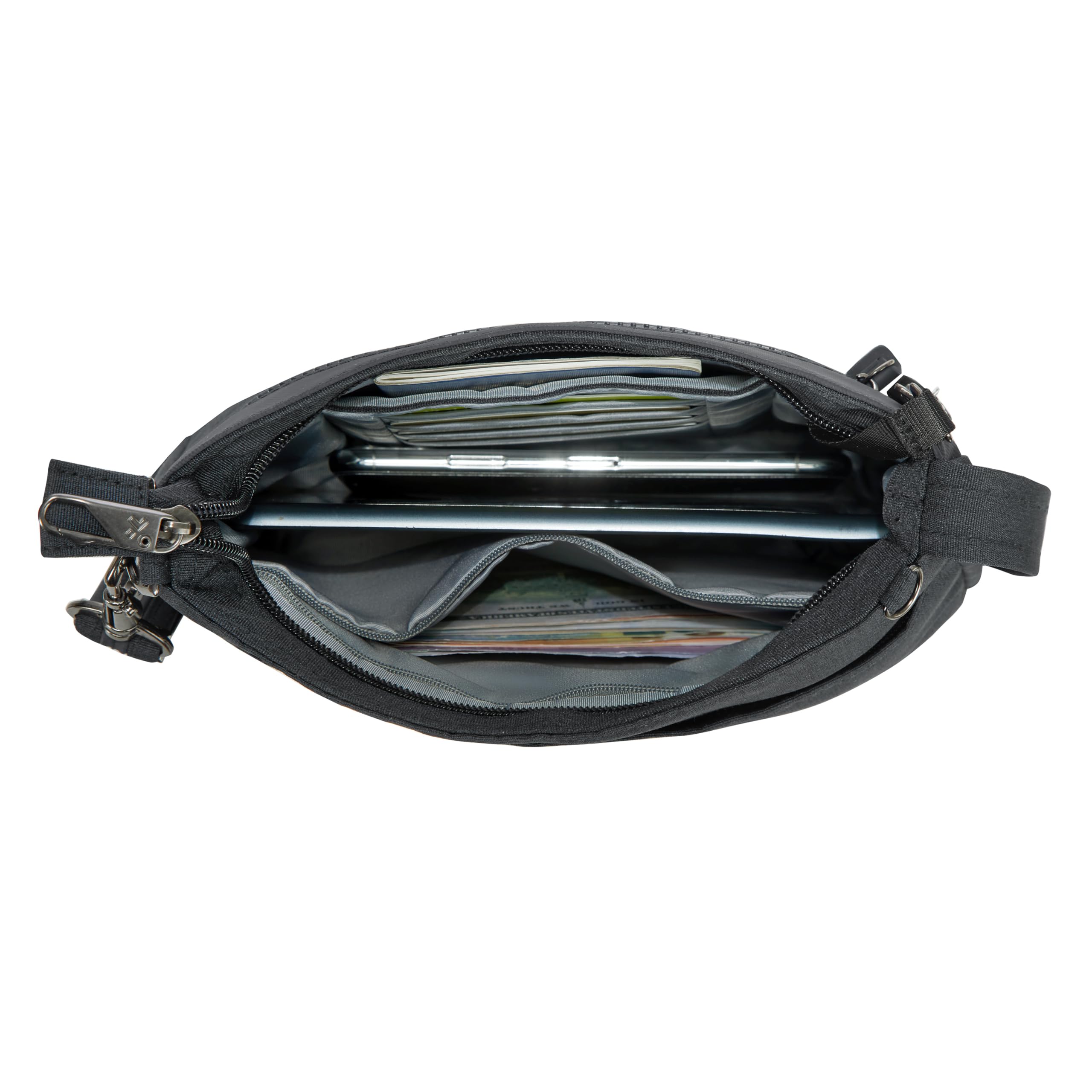 Travelon Unisex Anti-Theft Metro Saddle Crossbody Umhängetasche