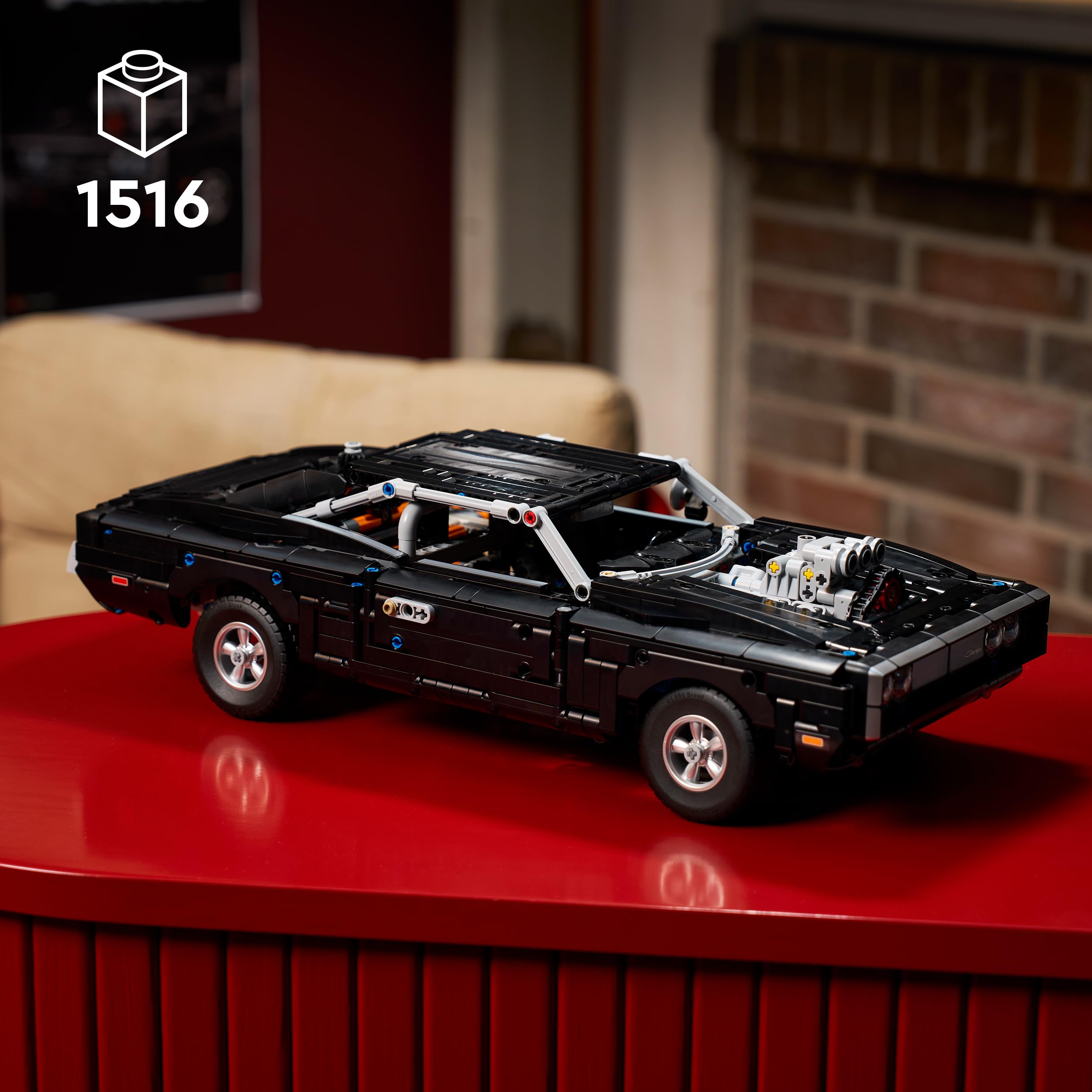LEGO Technic Auto Dodge Charger R/T Fast and Furious - Kit Modellismo per Adulti - Set STEM da Collezione con Motore V8 e Sospensioni - Regalo Nostalgico per i Fan dei Film - 42231