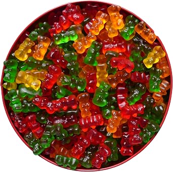 Hibisco Halal Sweets Gift Box, 1.25kg Luxury Pick & Mix Tin, Premium Candy Hamper for Sharing, Eid & All Occasions Sweet Gummy Bear Sweet