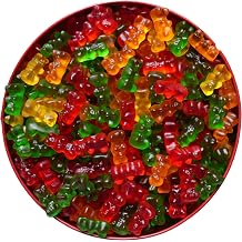 Hibisco Halal Sweets Gift Box, 1.25kg Luxury Pick & Mix Tin, Premium Candy Hamper for Sharing, Eid & All Occasions Sweet Gummy Bear Sweet