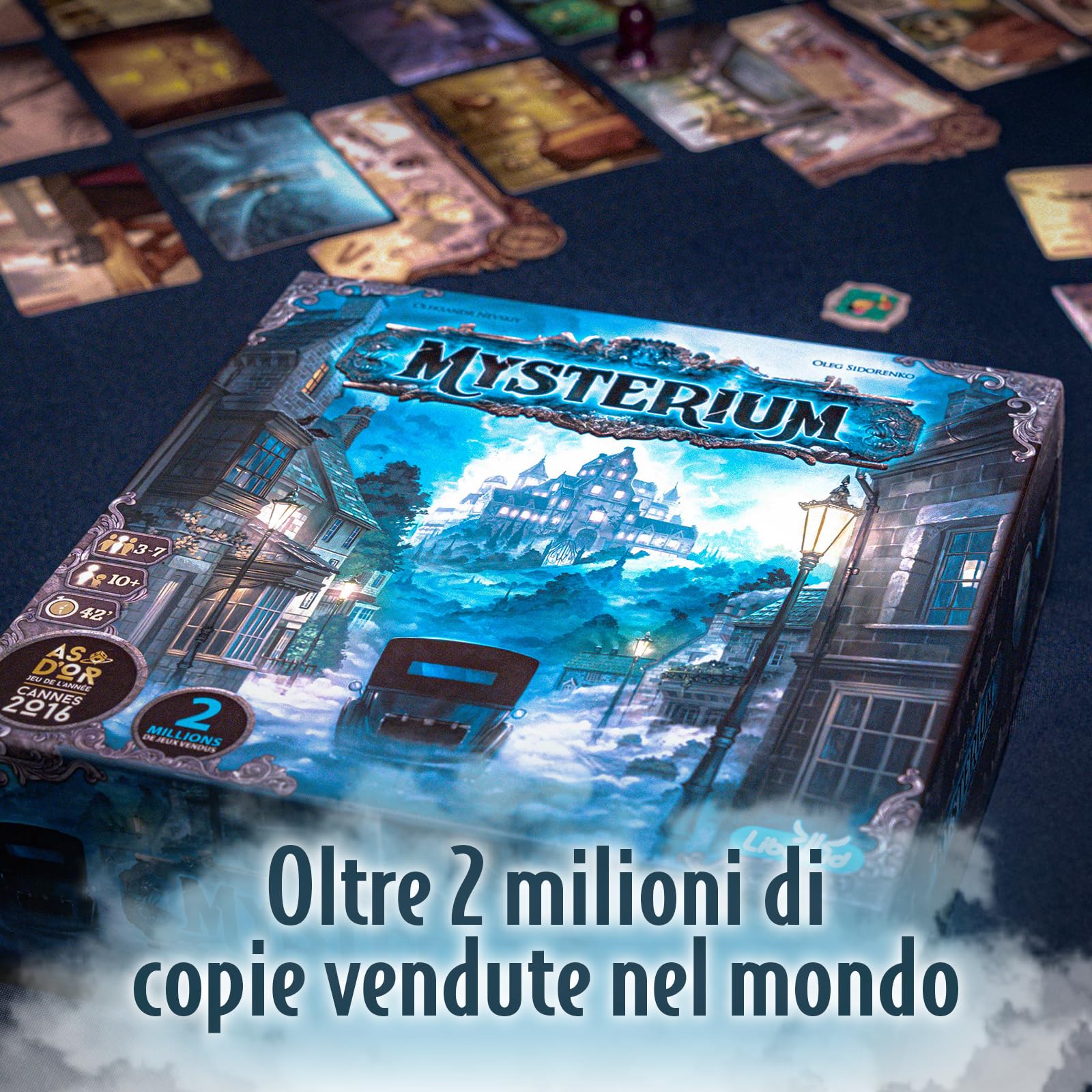 Asmodee, Mysterium, Gioco da Tavolo dai Creatori di Dixit, 2-7 Giocatori, 10+ Anni, Edizione in Italiano