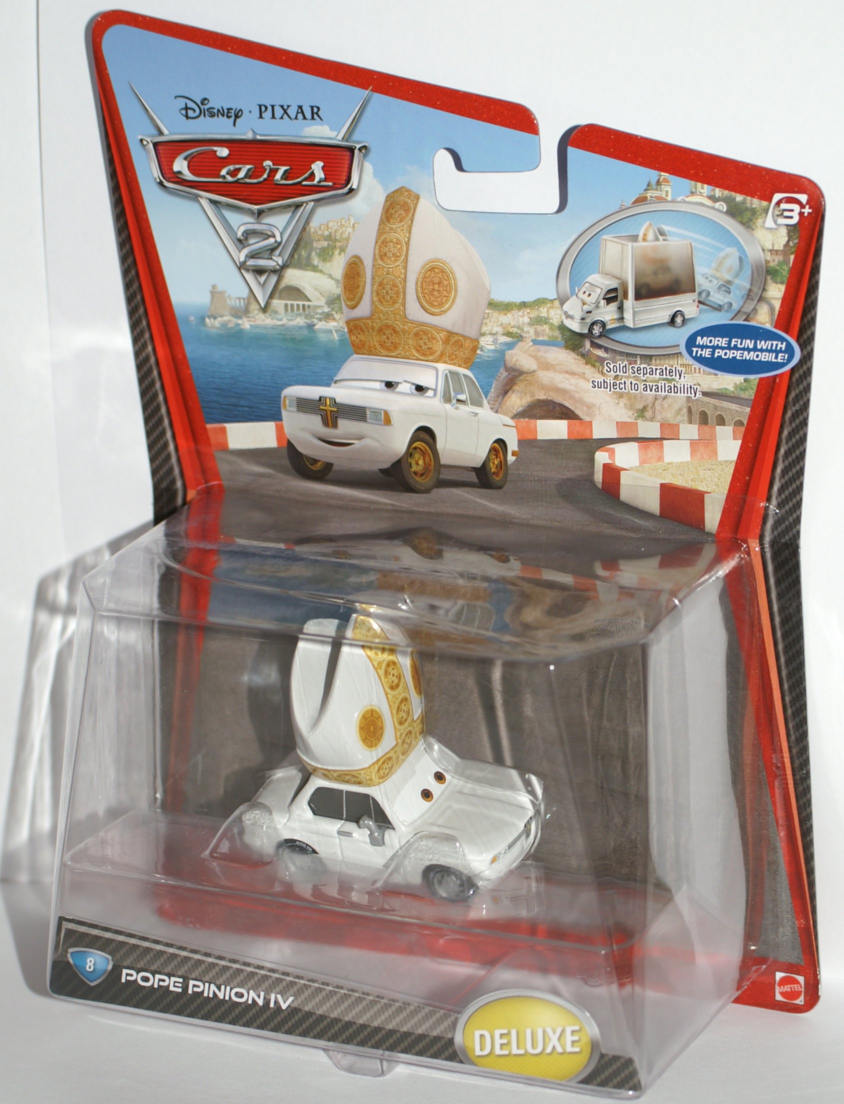 Mattel V2843 Mega coches Cars 2 - Pope Pinion IV : Amazon.es