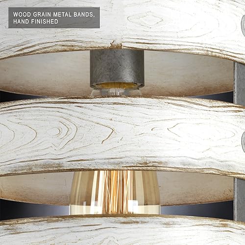 Miniatura 5 de Urban Ambiance Lámpara colgante moderna de lujo, tamaño pequeño 10 pulgadas de alto x 8.5 pulgadas de ancho, con elementos de estilo rústico,