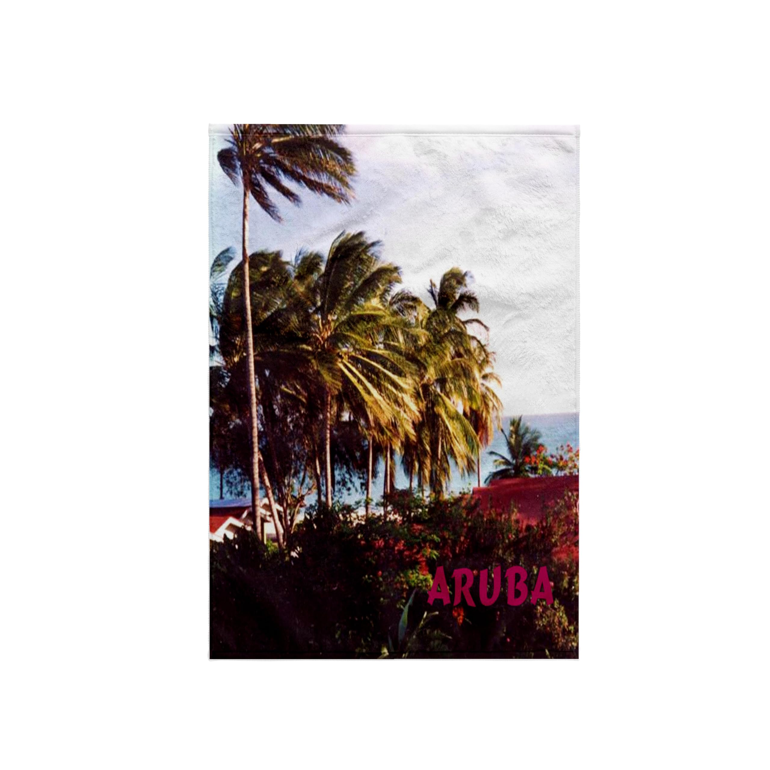 3dRose Aruba Breezes Towel, 15