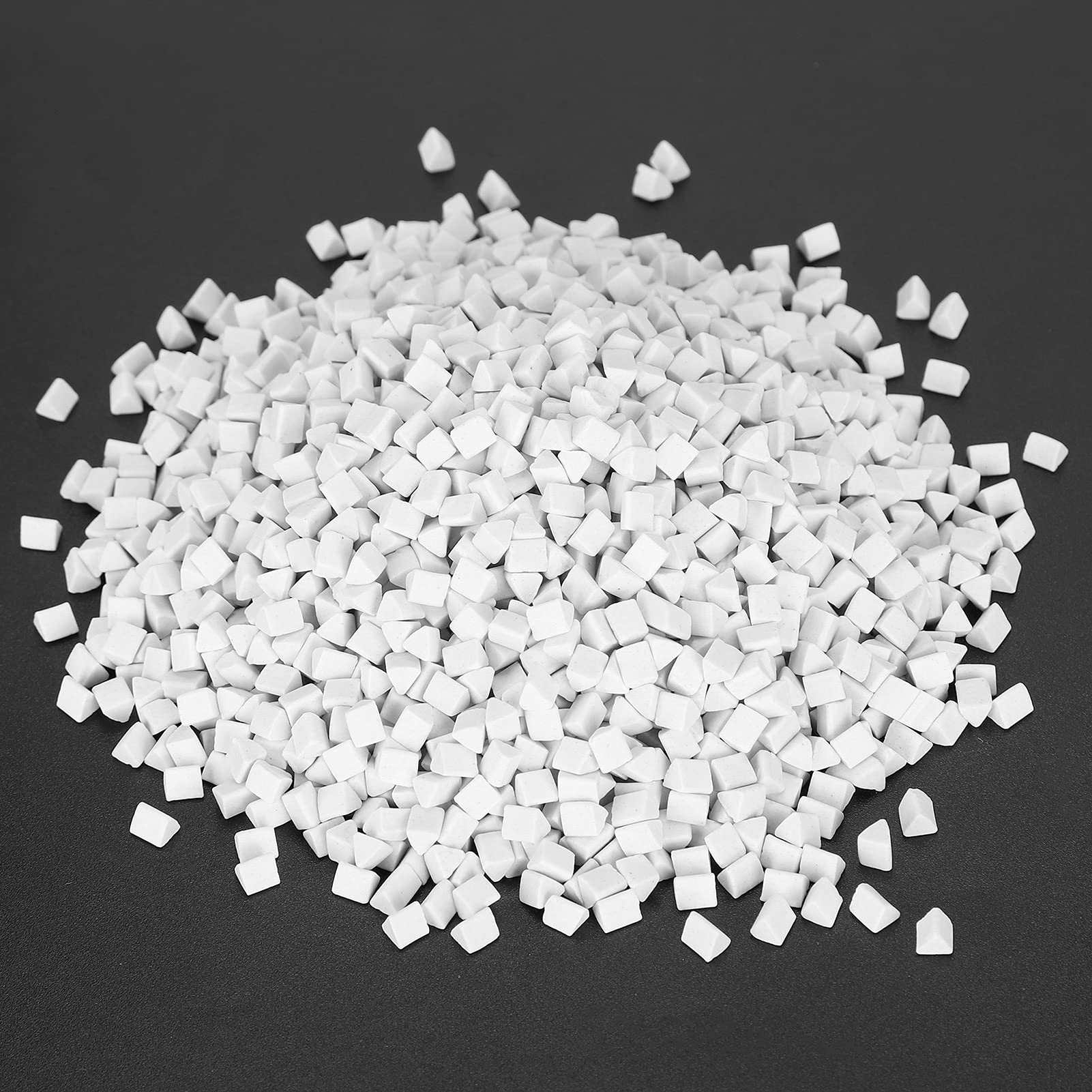 Abrasif Triangulaire en Céramique pour Polissage de Bijoux, pour Polisseuse à Vibrations, 4 Mm, 500 G