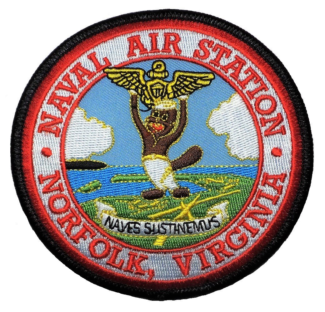 Amazon.co.jp: ミリタリーワッペン ノーフォーク海軍航空基地